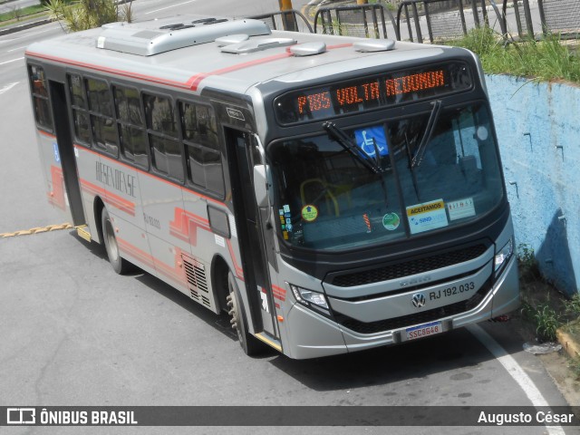 Viação Resendense RJ 192.033 na cidade de Volta Redonda, Rio de Janeiro, Brasil, por Augusto César. Número da foto: #12776725.
