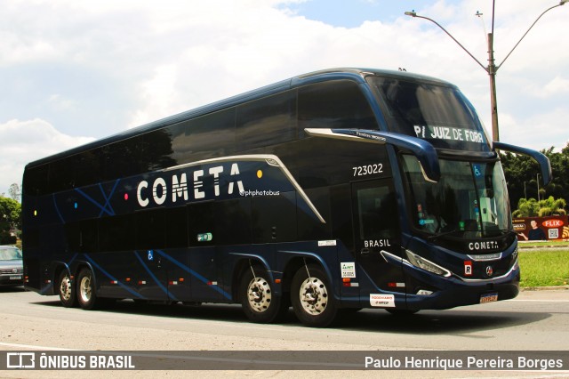 Viação Cometa 723022 na cidade de Resende, Rio de Janeiro, Brasil, por Paulo Henrique Pereira Borges. Número da foto: #12778067.