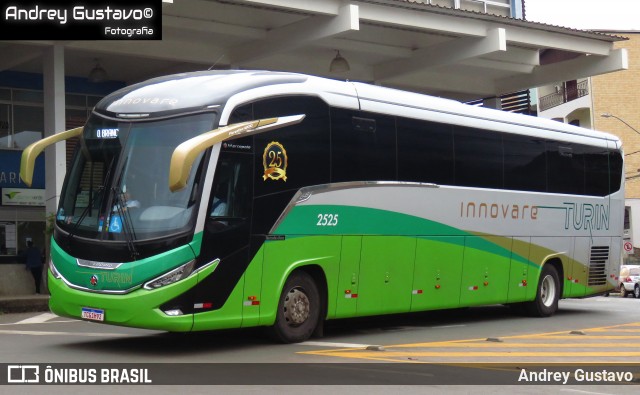 Turin Transportes 2525 na cidade de Santa Bárbara, Minas Gerais, Brasil, por Andrey Gustavo. Número da foto: #12778653.