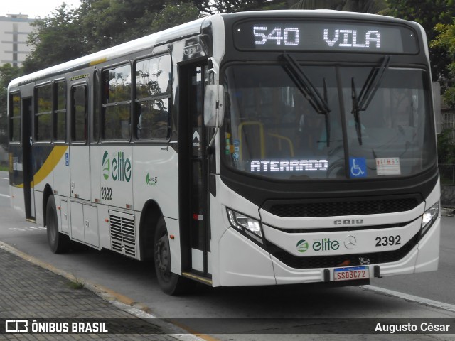 Viação Elite 2392 na cidade de Volta Redonda, Rio de Janeiro, Brasil, por Augusto César. Número da foto: #12777538.
