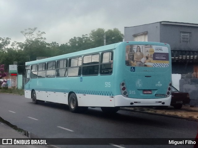 Viação Nossa Senhora Conquistadora 515 na cidade de Pelotas, Rio Grande do Sul, Brasil, por Miguel Filho. Número da foto: #12776809.