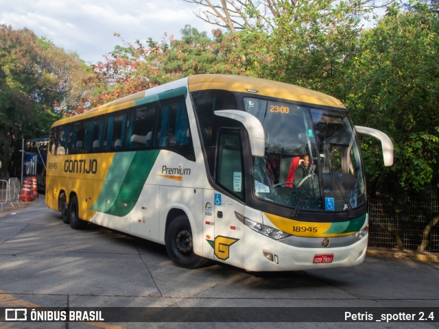 Empresa Gontijo de Transportes 18945 na cidade de São Paulo, São Paulo, Brasil, por Petris _spotter 2.4. Número da foto: #12777618.