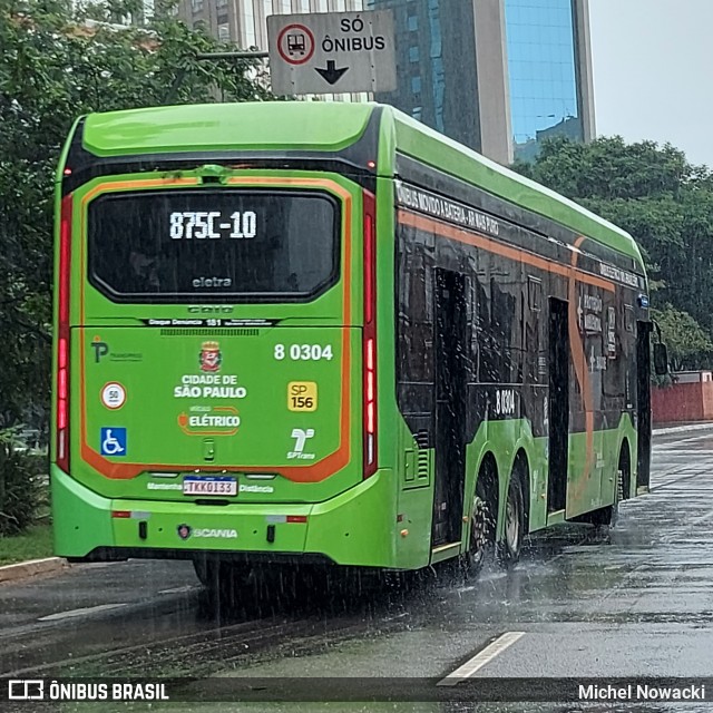 TRANSPPASS - Transporte de Passageiros 8 0304 na cidade de São Paulo, São Paulo, Brasil, por Michel Nowacki. Número da foto: #12778768.