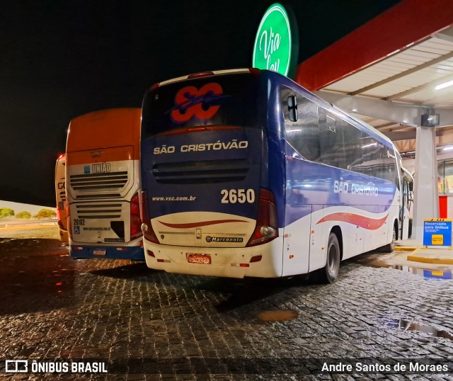 Viação São Cristóvão 2650 na cidade de Estiva, Minas Gerais, Brasil, por Andre Santos de Moraes. Número da foto: #12778096.