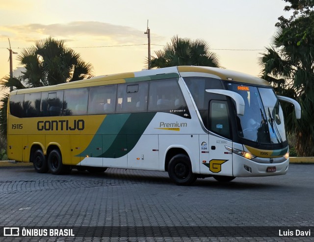 Empresa Gontijo de Transportes 19115 na cidade de Sobral, Ceará, Brasil, por Luis Davi. Número da foto: #12777302.