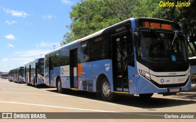HP Transportes Coletivos 20.647 na cidade de Goiânia, Goiás, Brasil, por Carlos Júnior. Número da foto: #12778841.