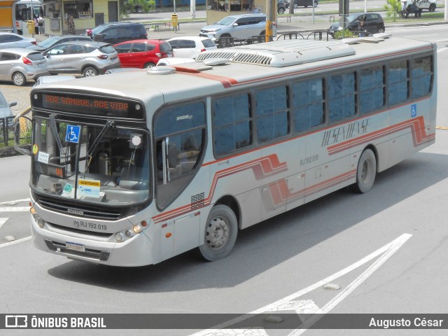 Viação Resendense RJ 192.019 na cidade de Volta Redonda, Rio de Janeiro, Brasil, por Augusto César. Número da foto: #12776722.