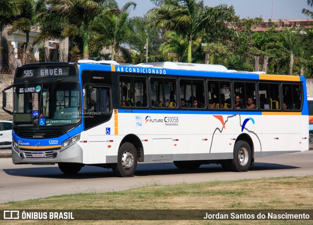 Transportes Futuro C30058 na cidade de Rio de Janeiro, Rio de Janeiro, Brasil, por Jordan Santos do Nascimento. Número da foto: #12778840.