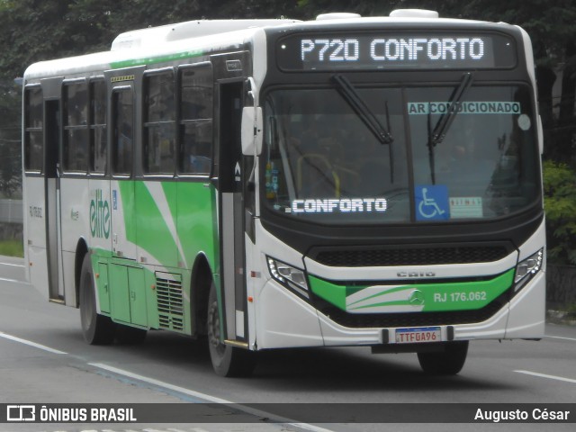 Viação Elite RJ 176.062 na cidade de Volta Redonda, Rio de Janeiro, Brasil, por Augusto César. Número da foto: #12777540.