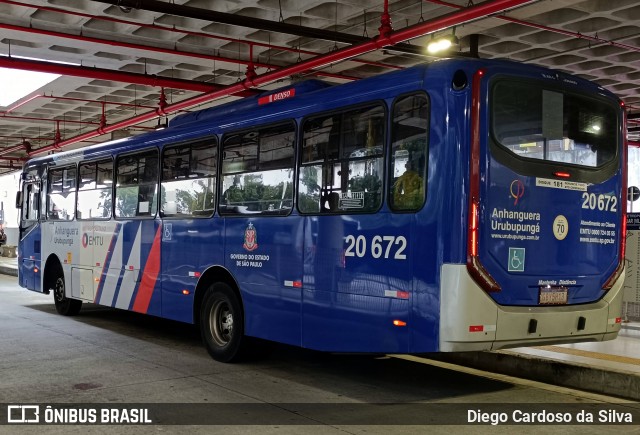 Auto Viação Urubupungá 20.672 na cidade de Osasco, São Paulo, Brasil, por Diego Cardoso da Silva. Número da foto: #12777434.