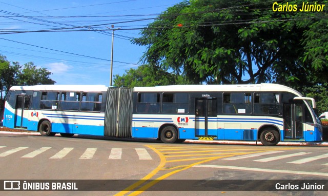Metrobus 1134 na cidade de Goiânia, Goiás, Brasil, por Carlos Júnior. Número da foto: #12780764.