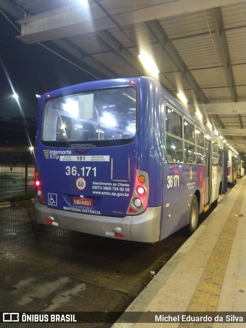 Vipol Transportes Rodoviários - TIPBUS - Transportes Intermunicipal 36.171 na cidade de São Paulo, São Paulo, Brasil, por Michel Eduardo da Silva. Número da foto: #12778890.