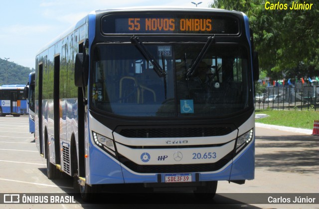HP Transportes Coletivos 20.653 na cidade de Goiânia, Goiás, Brasil, por Carlos Júnior. Número da foto: #12780948.