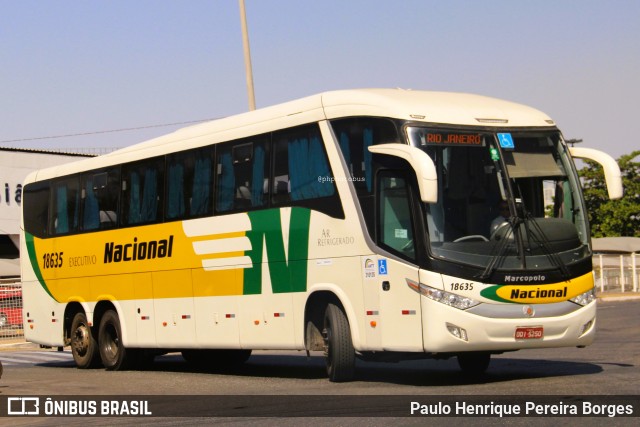Viação Nacional 18635 na cidade de Goiânia, Goiás, Brasil, por Paulo Henrique Pereira Borges. Número da foto: #12780440.