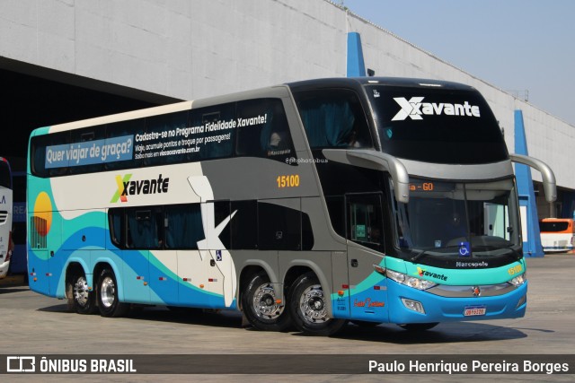 Viação Xavante 15100 na cidade de Goiânia, Goiás, Brasil, por Paulo Henrique Pereira Borges. Número da foto: #12780396.