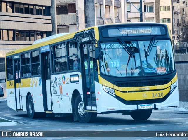 Viação Cidade de Maceió 1410 na cidade de Maceió, Alagoas, Brasil, por Luiz Fernando. Número da foto: #12780394.