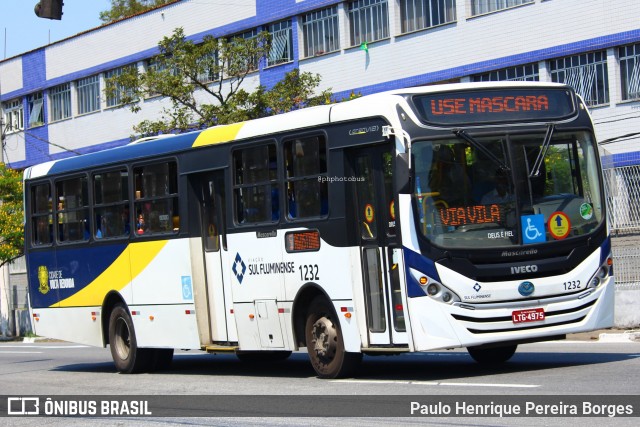Viação Sul Fluminense 1232 na cidade de Volta Redonda, Rio de Janeiro, Brasil, por Paulo Henrique Pereira Borges. Número da foto: #12780522.