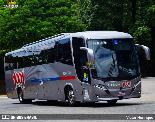 Auto Viação 1001 RJ 108.1219 na cidade de São Paulo, São Paulo, Brasil, por Victor Henrique. Número da foto: #12780309.
