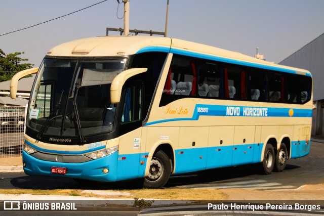 Viação Novo Horizonte 1028911 na cidade de Goiânia, Goiás, Brasil, por Paulo Henrique Pereira Borges. Número da foto: #12780465.