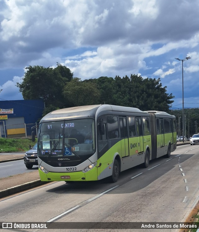 Milênio Transportes 10732 na cidade de Belo Horizonte, Minas Gerais, Brasil, por Andre Santos de Moraes. Número da foto: #12780214.