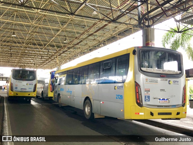 City Transporte Urbano Intermodal Sorocaba 2729 na cidade de Sorocaba, São Paulo, Brasil, por Guilherme Justo. Número da foto: #12779770.