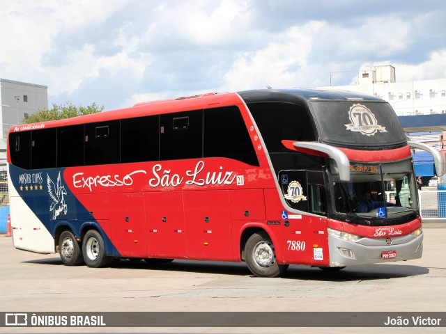 Expresso São Luiz 7880 na cidade de Goiânia, Goiás, Brasil, por João Victor. Número da foto: #12780734.