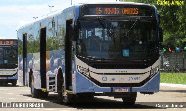 HP Transportes Coletivos 20.652 na cidade de Goiânia, Goiás, Brasil, por Carlos Júnior. Número da foto: #12780864.