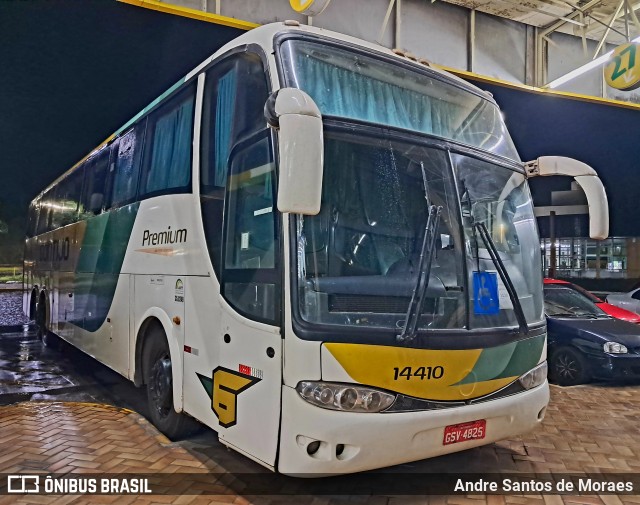 Empresa Gontijo de Transportes 14410 na cidade de Perdões, Minas Gerais, Brasil, por Andre Santos de Moraes. Número da foto: #12779904.