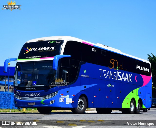 Trans Isaak Turismo 1714 na cidade de São Paulo, São Paulo, Brasil, por Victor Henrique. Número da foto: #12780348.