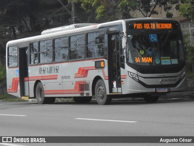 Viação Resendense RJ 192.030 na cidade de Volta Redonda, Rio de Janeiro, Brasil, por Augusto César. Número da foto: #12779215.