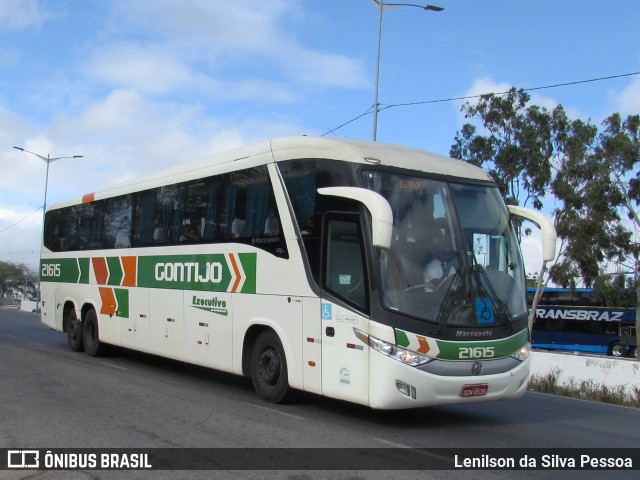 Empresa Gontijo de Transportes 21615 na cidade de Caruaru, Pernambuco, Brasil, por Lenilson da Silva Pessoa. Número da foto: #12780548.