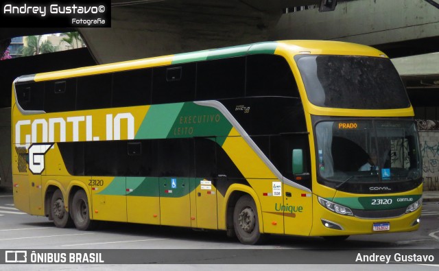 Empresa Gontijo de Transportes 23120 na cidade de Belo Horizonte, Minas Gerais, Brasil, por Andrey Gustavo. Número da foto: #12705782.
