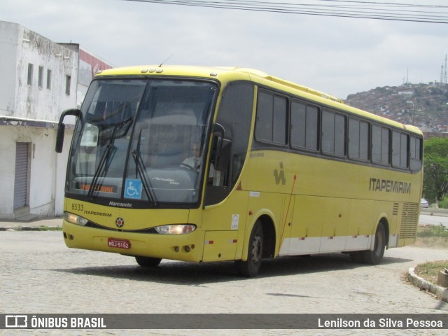 Viação Itapemirim 8533 na cidade de Caruaru, Pernambuco, Brasil, por Lenilson da Silva Pessoa. Número da foto: #12703697.