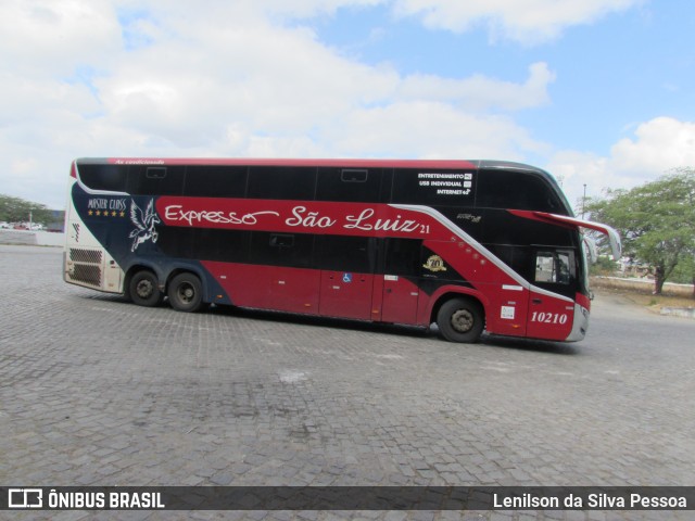 Expresso São Luiz 10210 na cidade de Caruaru, Pernambuco, Brasil, por Lenilson da Silva Pessoa. Número da foto: #12703045.