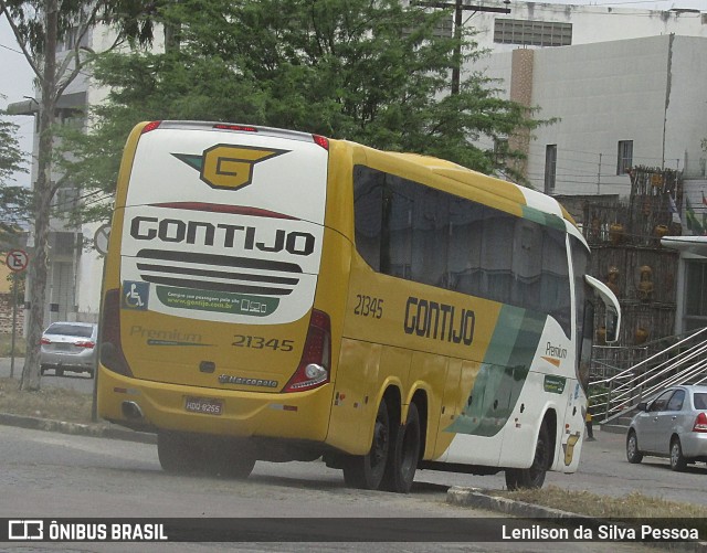 Empresa Gontijo de Transportes 21345 na cidade de Caruaru, Pernambuco, Brasil, por Lenilson da Silva Pessoa. Número da foto: #12703703.