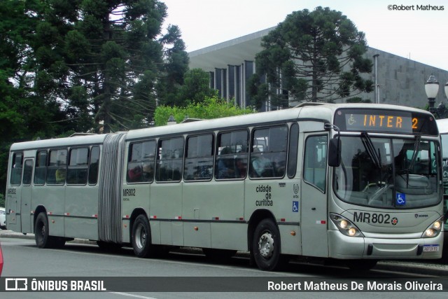 Auto Viação Mercês MR802 na cidade de Curitiba, Paraná, Brasil, por Robert Matheus De Morais Oliveira. Número da foto: #12702601.
