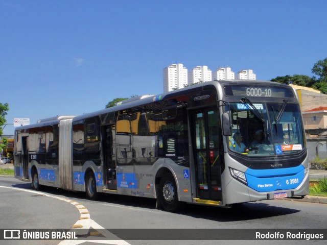 Viação Paratodos > São Jorge > Metropolitana São Paulo > Mobibrasil 6 3561 na cidade de São Paulo, São Paulo, Brasil, por Rodolfo Rodrigues. Número da foto: #12702920.