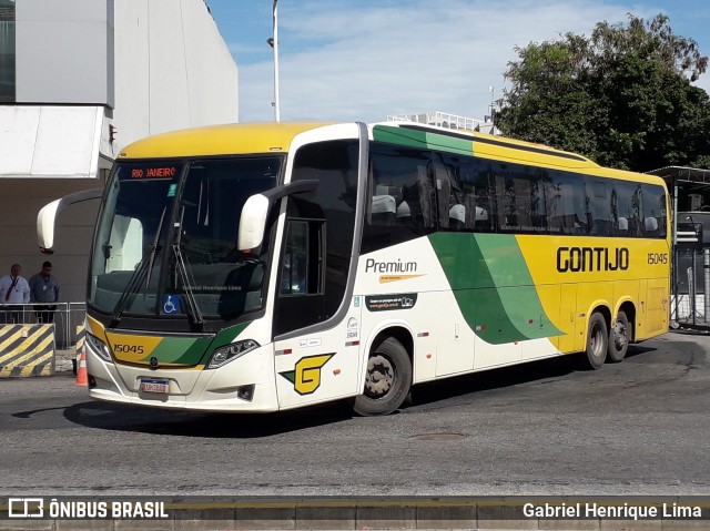 Empresa Gontijo de Transportes 15045 na cidade de Rio de Janeiro, Rio de Janeiro, Brasil, por Gabriel Henrique Lima. Número da foto: #12705942.