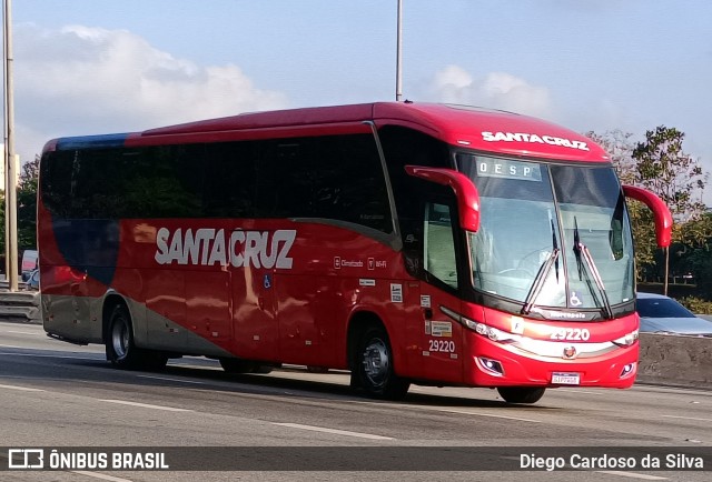 Viação Santa Cruz 29220 na cidade de São Paulo, São Paulo, Brasil, por Diego Cardoso da Silva. Número da foto: #12704573.