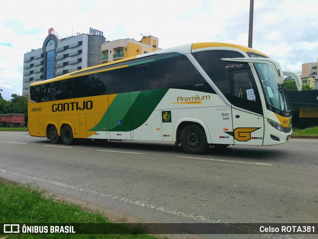 Empresa Gontijo de Transportes 19690 na cidade de Ipatinga, Minas Gerais, Brasil, por Celso ROTA381. Número da foto: #12704846.