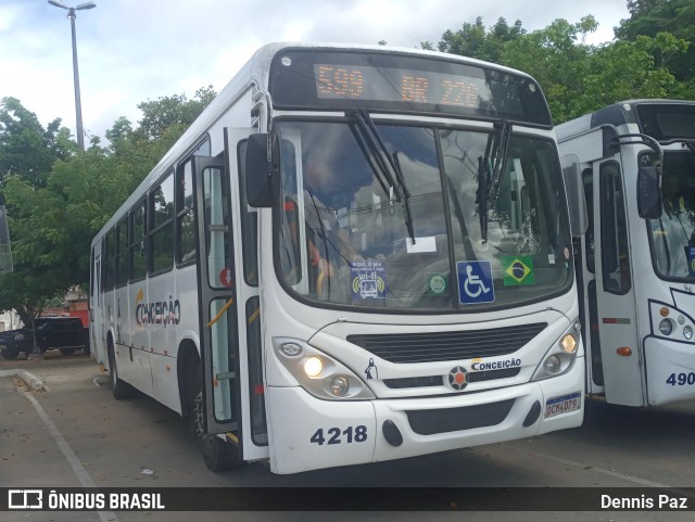 Empresa de Transportes Nossa Senhora da Conceição 4218 na cidade de Natal, Rio Grande do Norte, Brasil, por Dennis Paz. Número da foto: #12704447.