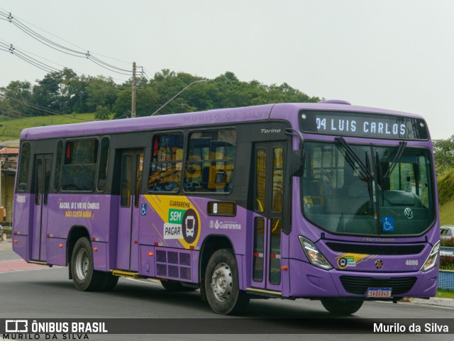 ATT - Alto Tietê Transportes 4006 na cidade de Guararema, São Paulo, Brasil, por Murilo da Silva. Número da foto: #12702785.