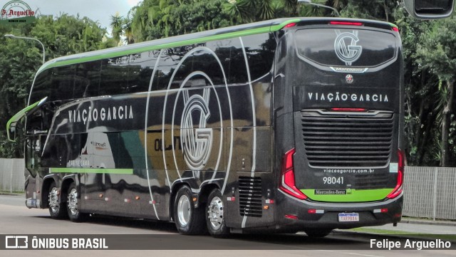 Viação Garcia 98041 na cidade de Curitiba, Paraná, Brasil, por Felipe Arguelho. Número da foto: #12705396.