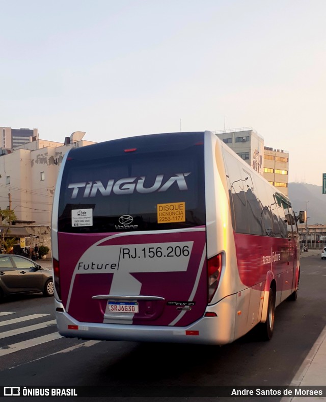 Transportadora Tinguá RJ 156.206 na cidade de Rio de Janeiro, Rio de Janeiro, Brasil, por Andre Santos de Moraes. Número da foto: #12704636.