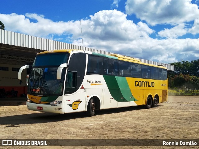 Empresa Gontijo de Transportes 14690 na cidade de São João Evangelista, Minas Gerais, Brasil, por Ronnie Damião. Número da foto: #12703736.