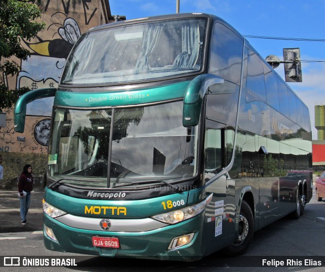 Viação Motta 18008 na cidade de Belo Horizonte, Minas Gerais, Brasil, por Felipe Rhis Elias. Número da foto: #12705851.