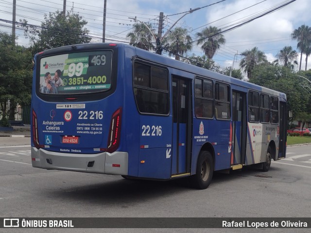 Viação Cidade de Caieiras 22.216 na cidade de Caieiras, São Paulo, Brasil, por Rafael Lopes de Oliveira. Número da foto: #12705598.