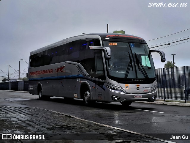 Viação Piracicabana 7034 na cidade de Praia Grande, São Paulo, Brasil, por Jean Gu. Número da foto: #12704833.
