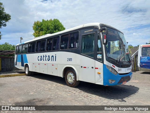 Cattani Transportes e Turismo 2411 na cidade de Pato Branco, Paraná, Brasil, por Rodrigo Augusto  Vignaga. Número da foto: #12705311.