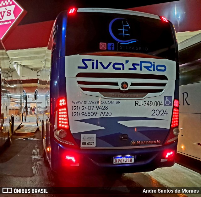 Silva's Rio Turismo e Fretamento 2024 na cidade de Itatiaia, Rio de Janeiro, Brasil, por Andre Santos de Moraes. Número da foto: #12704953.